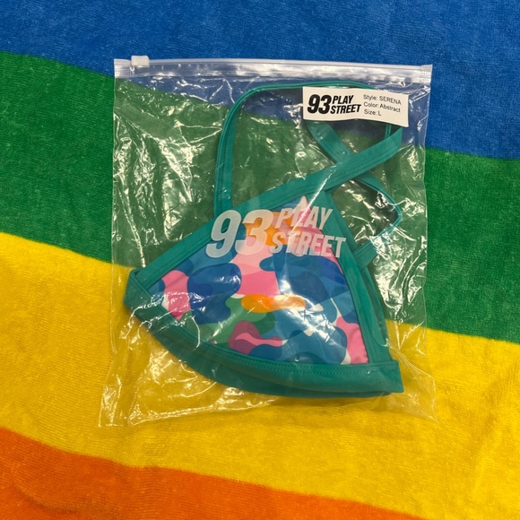 Serena Kaleidoscope Triangle Bikini Top - Picture 10 of 10